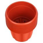 Kraft Seeds Black Plain Gamla Pots Malta 8 inch (Set of 5)