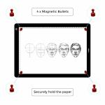 XECH Calculator with Writing Pad 12 Digit Pocket Calculator Foldable Design with Notepad DigiFold 2 in 1 Writing Tablet Calculator (Made in India) (Black)