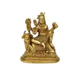Rudra Centre Brass Idol of Shiva On Nandi