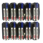 Soni Officemate Magnetic Whiteboard Dusters with 2 Whiteboard Markers (10 Pcs in Pack) (Set of 10, Black,Blue)