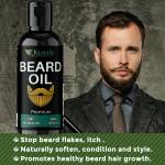 KURAIY Growth Beard Oil Grow Beard Thicker & More Full Thicken Hair Beard Oil For Men Beard Grooming Treatment Beard Care