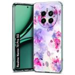 Fashionury Back Cover for Realme Narzo 70 Pro 5G Designer | Printed|Transparent |Flexible| Silicon -D2054