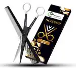 Organim Care Products 7 inch Professional Hair Cutting Scissors Black Metal