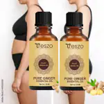 treszo Belly Drainage Ginger Essential Oil Plant Aroma Oil, Slimming Tummy Ginger Oil (30 ml) pack of 2