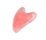 Rose Quartz Gua Sha Face Shaping Tool With Rose Quartz Crystal For Dark Circles