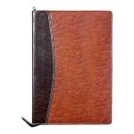 CAMPIO B4 Mix Brown Leatherette Professional File Folders with 20 Leafs for Certificates, Document