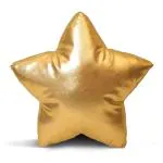 The Purple Tree Gold Star Christmas Cushion- (1 Piece) Christmas Star Cushion, Christmas Decoration Cushion, Christmas