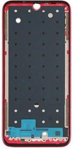 FRIENDZZWORLD Nebula Red Plastic Middle Frame Bezel Plate With Keys Front Panel For Xiaomi Redmi Note 7, Redmi Note 7 Pro
