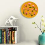 Sabhyasha Hand-painted Pichwai Art Wall Decor Plate