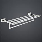 Plantex Benz 304 Grade Stainless Steel Towel Rack or Towel Hanger Stand For Bathroom (24 inches)