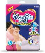 MamyPoko Baby Diapers Large 56 Pieces