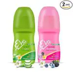 EVZA COSMETICS EVA Shine & Soft Deo Roll On Combo | For Bright & Fresh Underarms | Alcohol & Aluminium Free | 48hr Protection | For Women