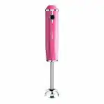 Bajaj Stainless Steel Juvel 300 Watts Hand Blender with Prism Design & Silent Dc Motor, Pink