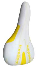 FASTPED White Foam Bicycle Safety Waterproof Saddle Comfortable Bike Seat