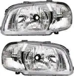 Apsmotiv Black Headlight Assembly Set Without Wire And Bulbs For Maruti Alto Type 2 Car Reflector Light