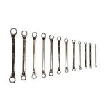AGRICO Ring Spanner (15-inch, Silver) Set of 12