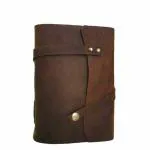 pranjals house Brown Leather Handcrafted Diary 100 Pages