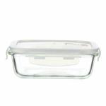 Femora Borosilicate Glass Microwave Safe Rectangle Food Storage Container ,2200ml