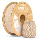 Protomont TECHNOLOGIES ELEGOO PLA Matte Filament (Beige)1.75mm - Versatile Printing Material,1kg