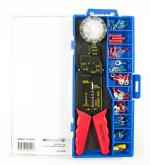 INDURO Wire Stripper and Crimping plier Set (Red and Black)