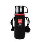 Cello Instyle Stainless Steel Double Walled Flask with Thermal Jacket, Hot and Cold, 500ml, 1pc, Silver