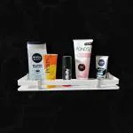 Multi-Purpose Acrylic Wall Mount Shelf Rack Kitchen and Bathroom Accessories (10 X 5 Shelf)