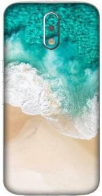 aadia Motorola Moto G (4th Generation) Plus Matte Vinyl Waves Printed Mobile Skin Sticker with Scratch Resistant Lamination