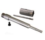 DUMDAAR Metal 30 mm Air Conditioner Punch Reamer WITH 300MM ROD SDS Plus Shank Hole Saw Cutter Concrete Cement Stone Wall Hollow Drill Bit