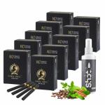 Royal Swag Ayurvedic Herbal Cigarettes 100% Tobacco Free & 100% Nicotine Free Regular Flavour 200 Sticks With 100 ML Anti Addiction Spray - Helps To Quit Smoking | Smoking Cessation (Pack Of 200)