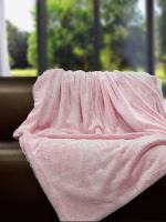 Divine Casa Fluffy Fur Polyester Pink Solid Single Duvet Cover (233 X 155 cm) FFDC04SB