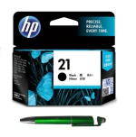 HP 21 Black Original Ink Cartridge With ITGLOBAL 3in1 Multi-Function Pen