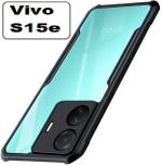 Zybux Vivo S15e Black, Transparent Silicon Mobile Back Cover