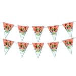 Festiko Cartoon Happy Birthday Theme Party Decoration Banner, Bunting, Cartoon Party Favors For Kids Birthday Decoration (Banner, Bunting With Ribbon)