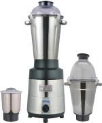 Hans Dominar X Pro 2500 Watts 3.5 Hp Commercial Mixer Grinder With 3 Jar Heavy Duty Black Grey