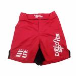 Edition Sports MMA Shorts for Men Print Muay Thai Shorts Fight Training Boxing Trunks Red (Size-Small)
