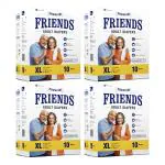 Friends Premium Adult Diapers Tape Style - 40 Count (Extra Large) with odour lock and Anti-Bacterial Absorbent Core