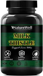 Naturewell Milk Thistle With 800 Mg Of Silymarin For Healthy Liver Pro, 60 Capsules
