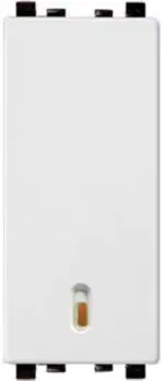 Sodashi electric Schneider Electric ZENcelo Switch, 1-way, 6AX, full-flat module with ondicator,(white) IN8401 6 A One Way Electrical Switch (Pack of 1 Number of Switches - 1)