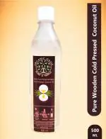 Organic Oasis Cold Pressed Coconut Oil Mara Extra virgin Coconut Oil|Unrefined Chemical-Free| Coconut Oil for Cooking|Virgin Coconut Oil for Hair & Skin|Coconut oil - 500ml