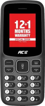 Itel Ace 2, Dual SIM, Black, Feature Phone
