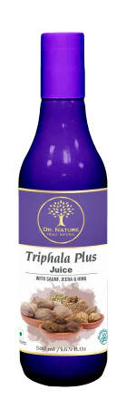 Dr. Nature Triphala JuiceTriphala Juice | All-in-one Digestive Care Solution | Long term constipation, digestive problem relief supplement | Improves Gut Health (500ml)