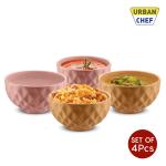 Urban Chef Prism Ceramic Bowl (4 Pc)