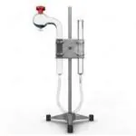 ABGIL Borosilicate Glass Respirometer Complete With Graduated and Leveling Tubes Rubber Tubing With Stand