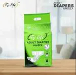 GLOBAL SURGICAL Ez-life Soft and Absorbent Unisex Adult Diapers - XL (10 Pieces)