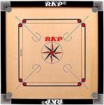 Rkp Brown Engineered Wood Carrom Board, Plywood, Small, 20 Inch