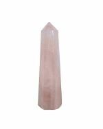 Shubhanjali store Natural Crystal Crystal Rose Quartz (8 x 2 cm)