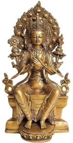 Idol Collections Brown Brass Tibetan Buddhist Maitreya Buddha The Only Deity Seated With His Legs Down Idol