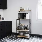 TEKAVO Microwave Oven Stand for Kitchen Storage Kitchen Organizer Shelf, Metal OTG Storage Racks