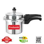 Bestofry Prashanthi Premium Outer Lid Aluminium Pressure Cooker 1 Litres / ISI Certified