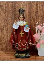 Breeze Handicrafts Polyresin Statues of Infant Jesus Murti Collection and Sizes (Infant Jesus 1) 18.5x10.5x33 cm